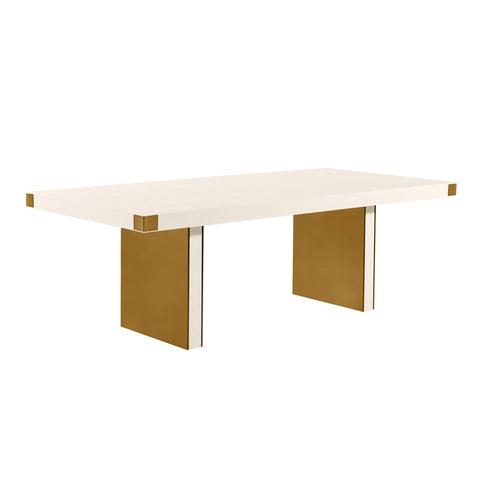 Selena Cream Ash Dining Table by Inspire Me! Home Decor Model: TOV-IHD68563