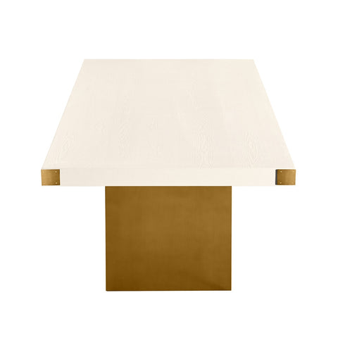 Selena Cream Ash Dining Table by Inspire Me! Home Decor Model: TOV-IHD68563