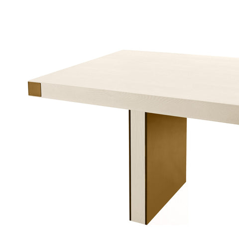 Selena Cream Ash Dining Table by Inspire Me! Home Decor Model: TOV-IHD68563