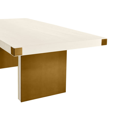 Selena Cream Ash Dining Table by Inspire Me! Home Decor Model: TOV-IHD68563