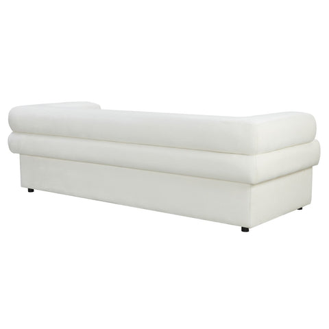 Elsa Cream Velvet Sofa Model: TOV-IHL68574