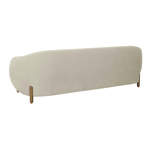 Lina Grey Textured Linen Sofa Model: TOV-IHL68674