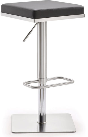 Bari Grey Steel Adjustable Barstool Model: TOV-K3621