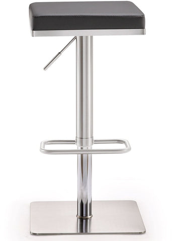 Bari Grey Steel Adjustable Barstool Model: TOV-K3621