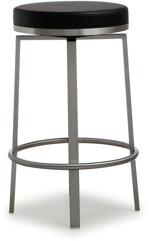 Pratt Black Swivel Counter Stool - Set of 2 Model: TOV-K3675