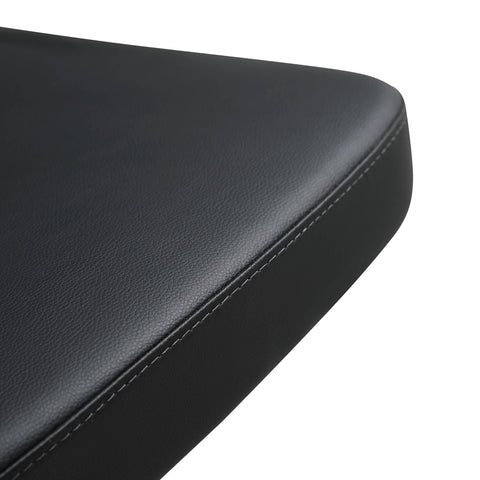 Cosmo Black Performance Vegan Leather on Black Steel Barstool Model: TOV-K3681