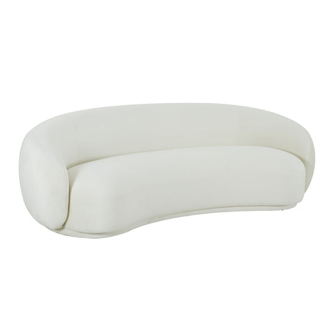 Kendall Cream Velvet Sofa Model: TOV-L44178