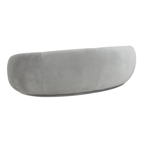 Kendall Light Grey Velvet Sofa Model: TOV-L44180