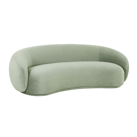 Kendall Moss Green Velvet Sofa Model: TOV-L44220