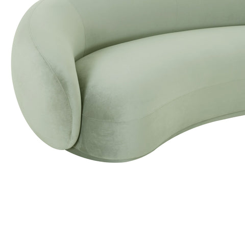 Kendall Moss Green Velvet Sofa Model: TOV-L44220