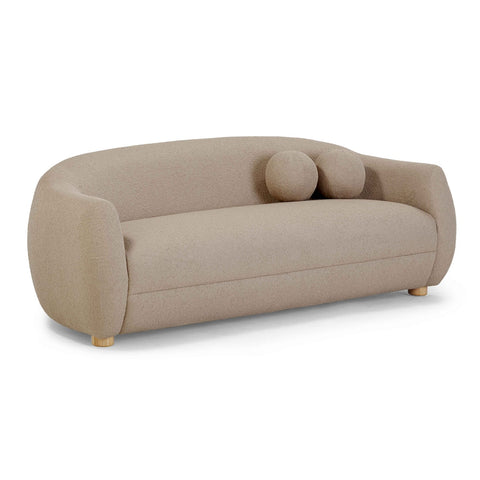 Judy Light Brown Boucle Sofa Model: TOV-L54362