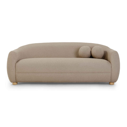 Judy Light Brown Boucle Sofa Model: TOV-L54362