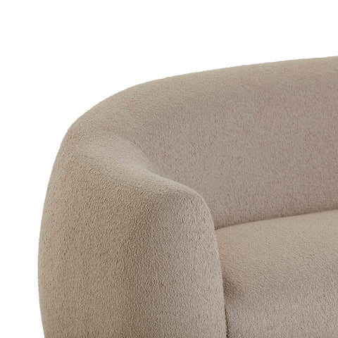 Judy Light Brown Boucle Sofa Model: TOV-L54362