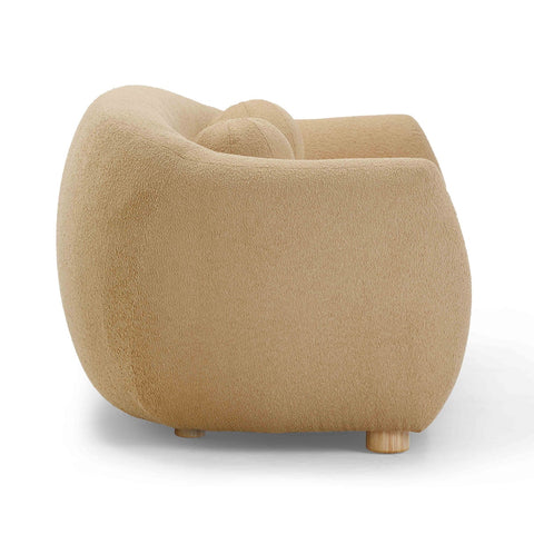 Judy Honey Boucle Sofa Model: TOV-L54364