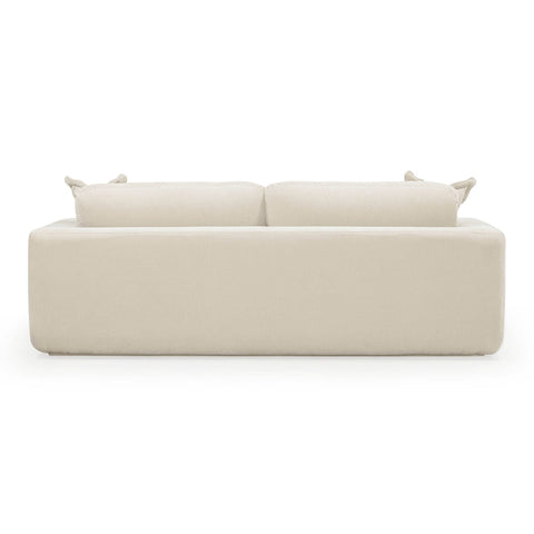 Miri Cream Upcycled Washed Velvet Sofa Model: TOV-L54444