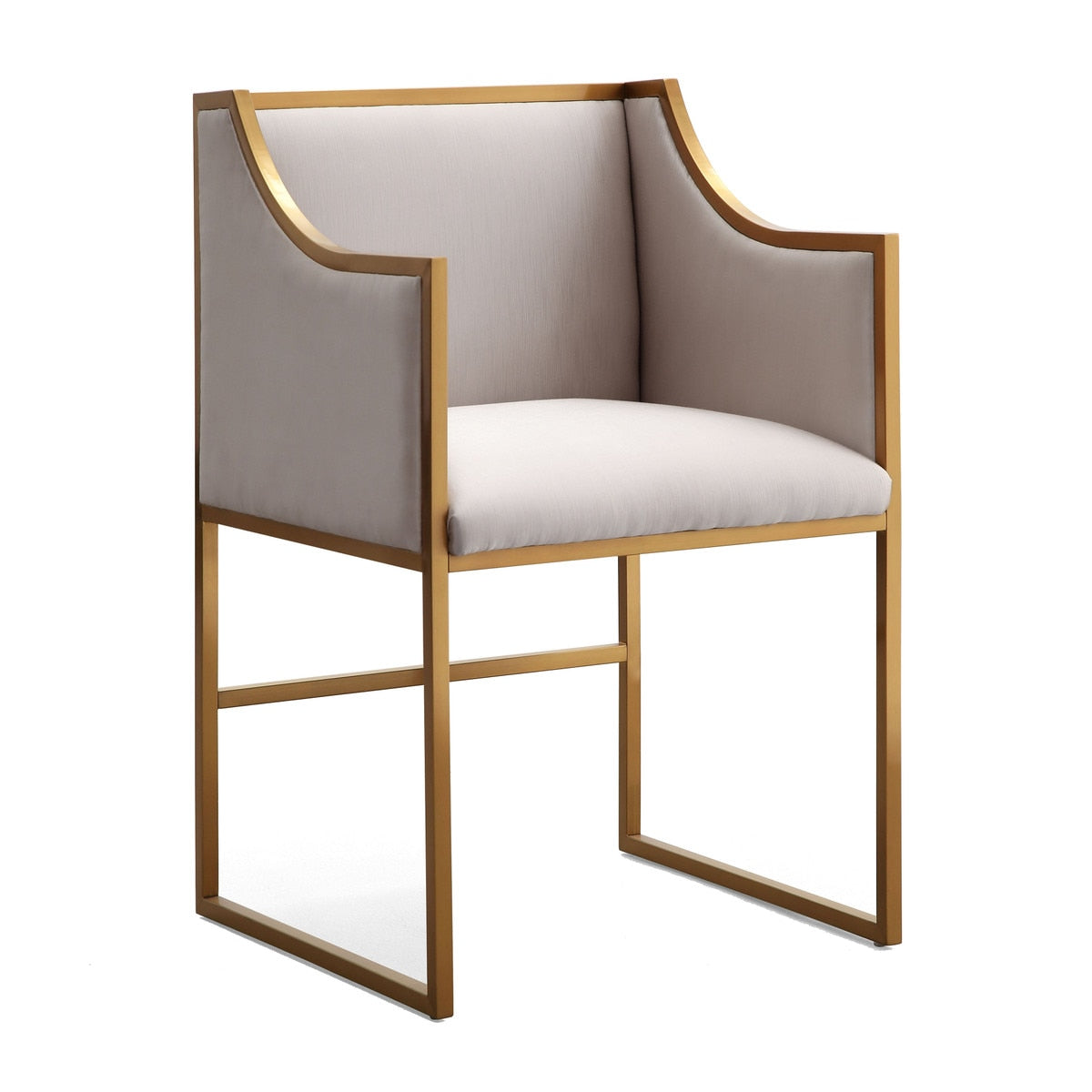 Atara Cream Velvet Gold Chair Model: TOV-L6122