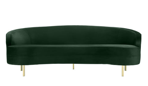 Baila Forest Green Velvet Sofa Model: TOV-L6294