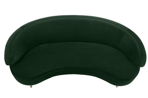 Baila Forest Green Velvet Sofa Model: TOV-L6294