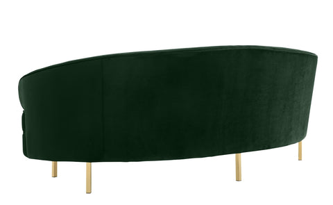 Baila Forest Green Velvet Sofa Model: TOV-L6294