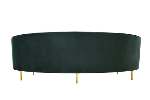 Baila Forest Green Velvet Sofa Model: TOV-L6294