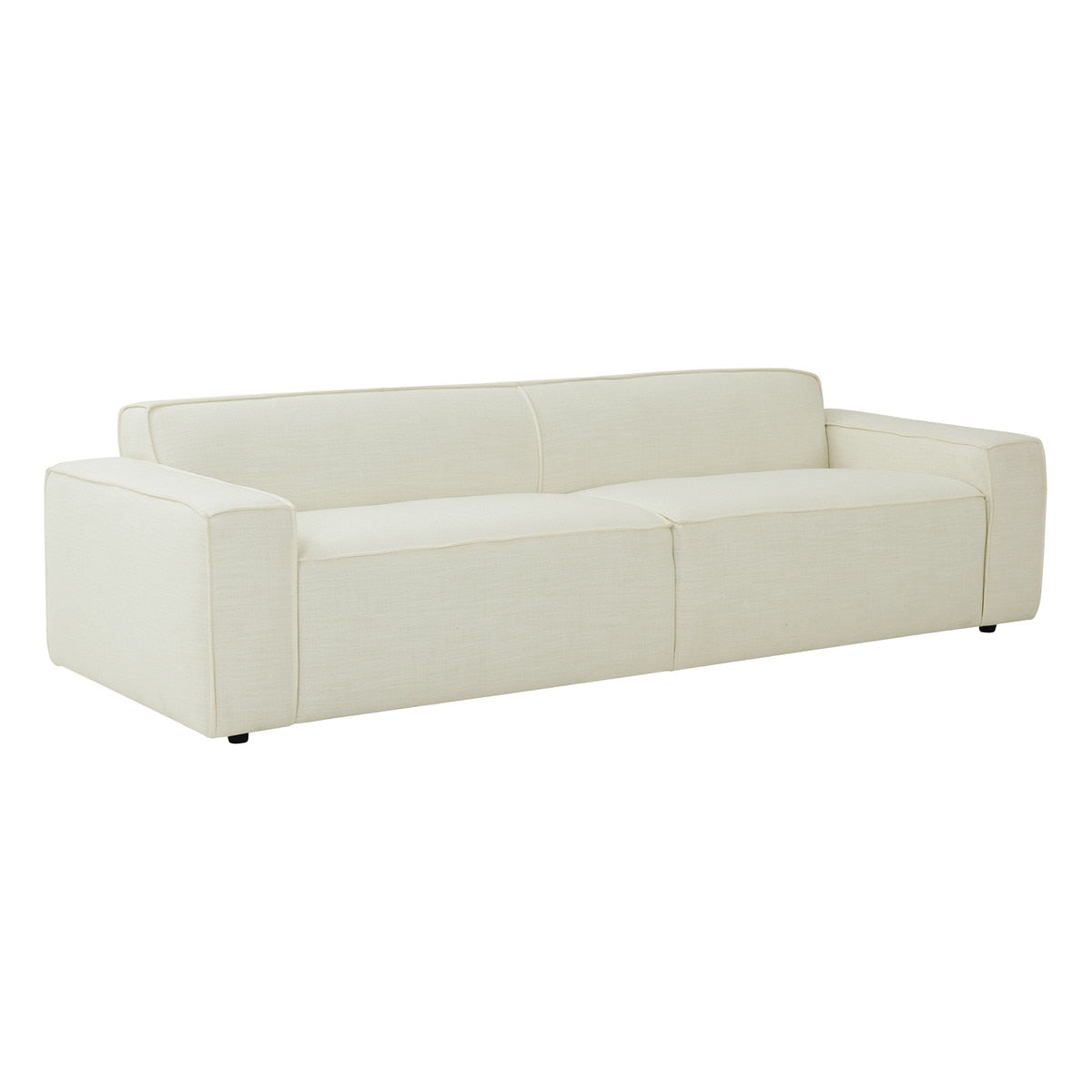Olafur Cream Linen Sofa Model: TOV-L68106