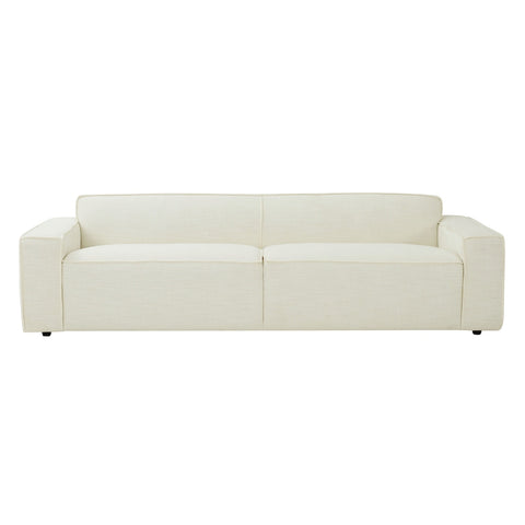 Olafur Cream Linen Sofa Model: TOV-L68106