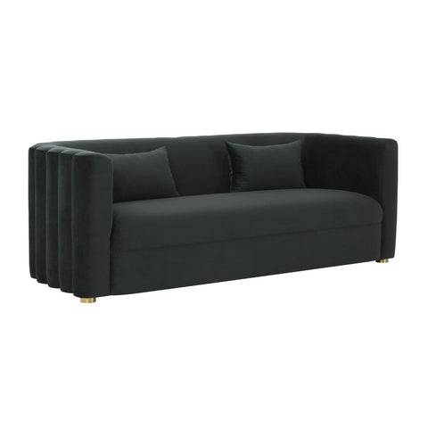 Callie Black Velvet Sofa Model: TOV-L68109