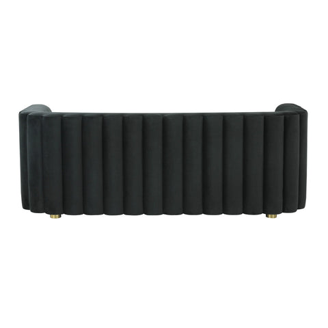Callie Black Velvet Sofa Model: TOV-L68109