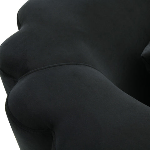 Callie Black Velvet Sofa Model: TOV-L68109