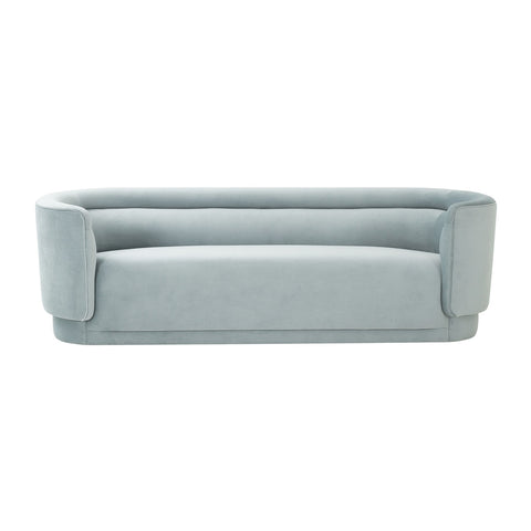 Macie Sea Blue Velvet Sofa Model: TOV-L68115
