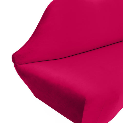 Lips Pink Velvet Settee Model: TOV-L68195