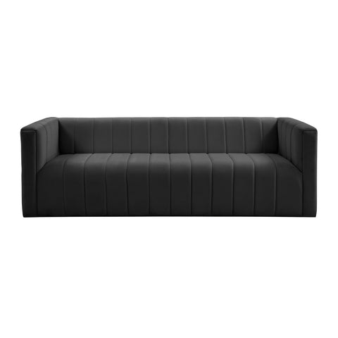 Norah Black Velvet Sofa Model: TOV-L68228