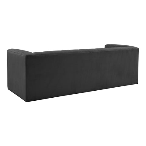 Norah Black Velvet Sofa Model: TOV-L68228