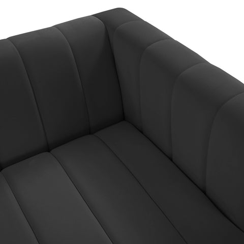 Norah Black Velvet Sofa Model: TOV-L68228