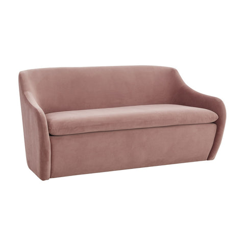 Cellia Mauve Velvet Loveseat Model: TOV-L68390