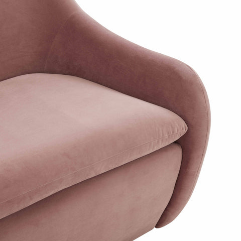 Cellia Mauve Velvet Loveseat Model: TOV-L68390
