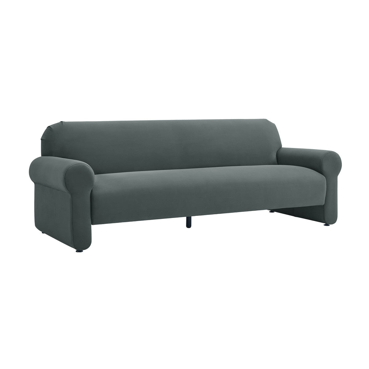Keelee Grey 84" Velvet Sofa Model: TOV-L68438