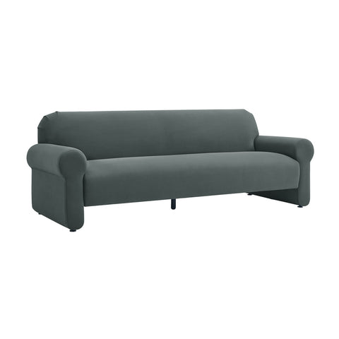 Keelee Grey 84" Velvet Sofa Model: TOV-L68438