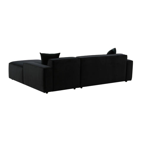 Olafur Black Velvet Sectional - RAF Model: TOV-L68453-L68457