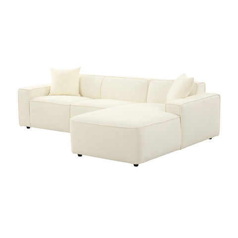 Olafur Cream Linen Sectional - RAF Model: TOV-L68455-L68459