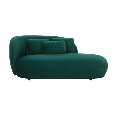 Galet Green Velvet Chaise Model: TOV-L68546