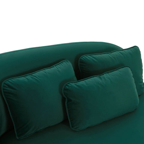 Galet Green Velvet Chaise Model: TOV-L68546