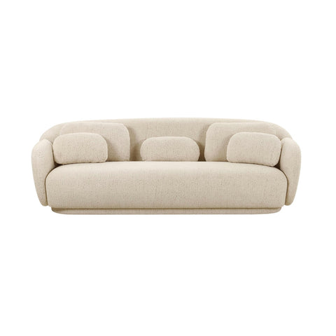 Misty Cream Boucle Sofa Model: TOV-L68616