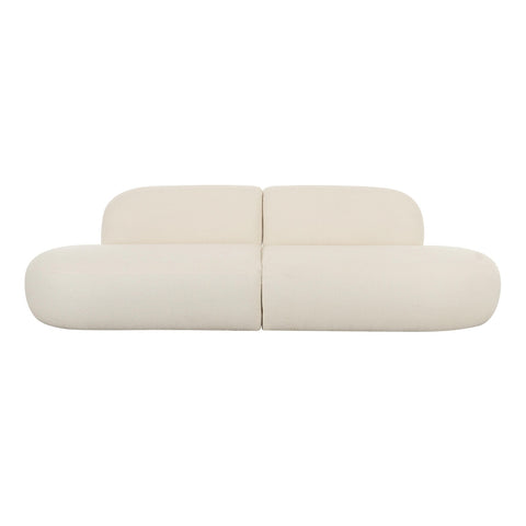 Broohah Cream Boucle Sofa Model: TOV-L68655-SO