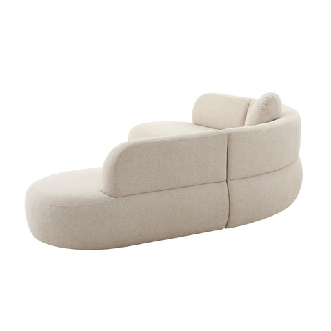 Broohah Beige Linen Sectional Model: TOV-L68656-SEC