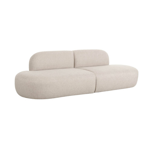 Broohah Beige Linen Sofa Model: TOV-L68656-SO