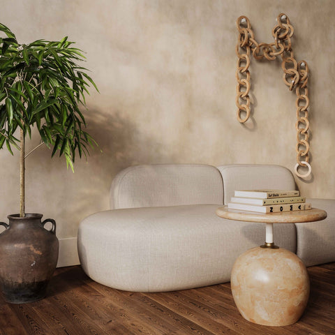 Broohah Beige Linen Sofa Model: TOV-L68656-SO