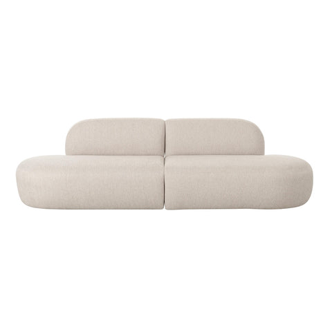 Broohah Beige Linen Sofa Model: TOV-L68656-SO