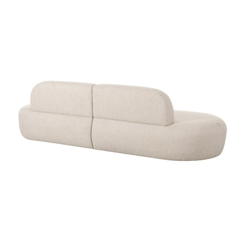 Broohah Beige Linen Sofa Model: TOV-L68656-SO
