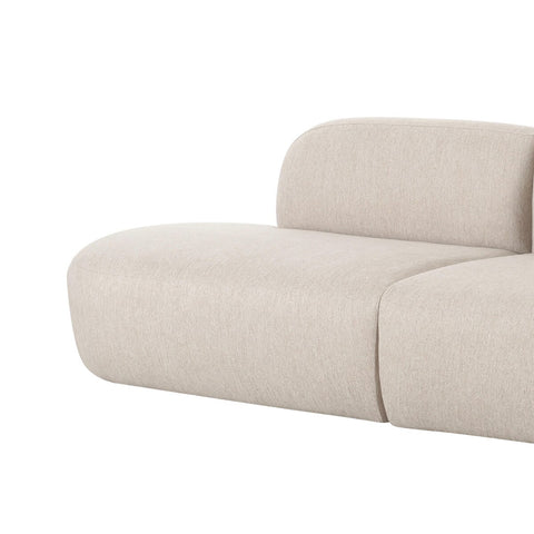 Broohah Beige Linen Sofa Model: TOV-L68656-SO